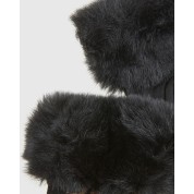 Verde Γάντια με Γούνα Καφέ