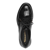 Tamaris Γυναικεία Oxfords Λουστρίνι Μαύρα 1-23315-43-018