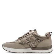 Tamaris Γυναικεία Sneakers Taupe/Φίδι 1-23732-41-393