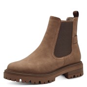 Tamaris Γυναικεία Μποτάκια Chelsea με Λουράκι στη Φτέρνα Camel 1-25418-41-3Β0