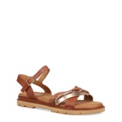 Camille Γυναικεία Πέδιλα με Χιαστί Λουράκια Ταμπά 