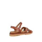 Camille Γυναικεία Πέδιλα με Χιαστί Λουράκια Ταμπά 