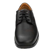 Boxer Ανδρικά Δερμάτινα με Κορδόνια χωρίς Γαζιά Μαύρα 12132-15-011