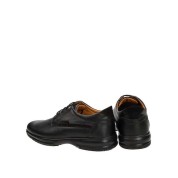 Boxer Ανδρικά Δερμάτινα με Κορδόνια χωρίς Γαζιά Μαύρα 12132-15-011