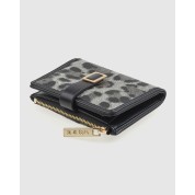 Verde Πορτοφόλι Animal Print Μαύρο 18-0001558M