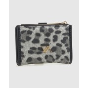 Verde Πορτοφόλι Animal Print Μαύρο 18-0001558M