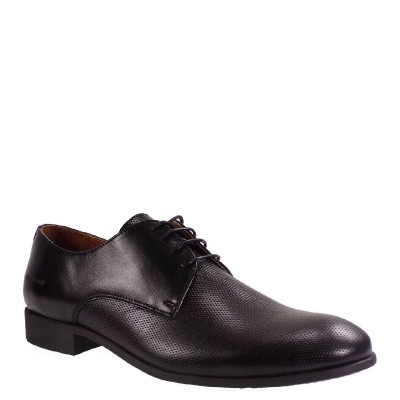 Robinson Ανδρικά Δερμάτινα Σκαρπίνια  Μαύρα hover