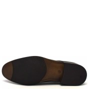 Robinson Ανδρικά Δερμάτινα Σκαρπίνια  Μαύρα