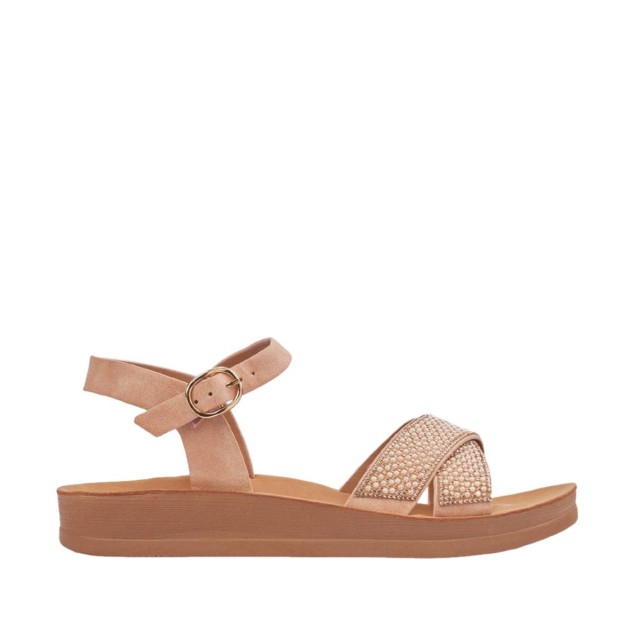 Verde Γυναικεία Πέδιλα Nude 28-0004221N