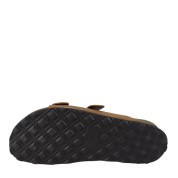 Ateneo Γυναικεία Ανατομικά Σανδάλια Δερμάτινα με Δύο Τοκάδες Ταμπά 6403-330