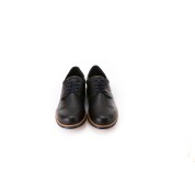 Robinson Ανδρικά Δερμάτινα Casual Μαύρα 70070M