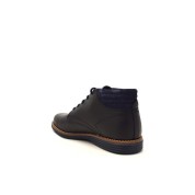 Robinson Ανδρικά Δερμάτινα Μποτάκια Μαύρα 70071M