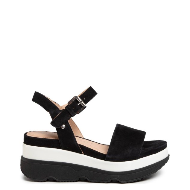 Geox Γυναικείες Πλατφόρμες Μαύρες 