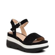 Geox Γυναικείες Πλατφόρμες Μαύρες 