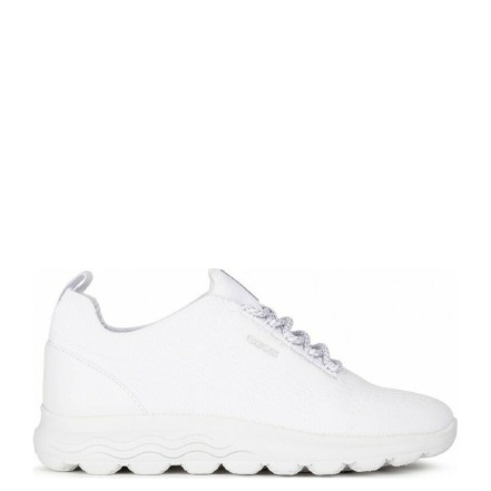 Geox Spherica Γυναικεία Ανατομικά Sneakers Λευκά  D15NUA-0006K-C1000