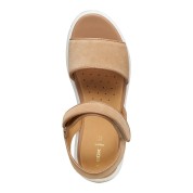 Geox Πέδιλα Δερμάτινα Μπεζ 