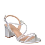 Envie Shoes Γυναικεία Πέδιλα Ασημί 