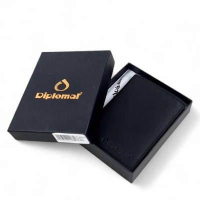 Diplomat Ανδρική Δερμάτινη Καρτοθήκη RFID Μαύρη hover
