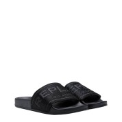 Replay Ανδρικές Σαγιονάρες Φάσα Φιλέ Μαύρες