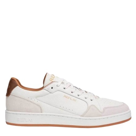 Replay Ανδρικά Sneakers Καστόρι Εκρού RZ3B0025L-2796