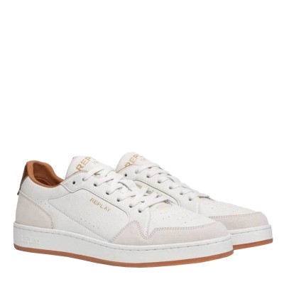 Replay Ανδρικά Sneakers Καστόρι Εκρού RZ3B0025L-2796 hover