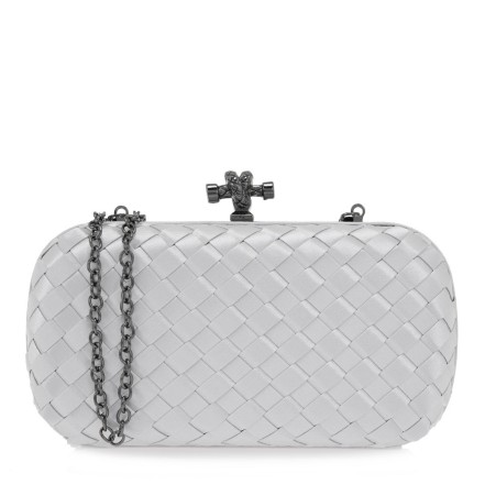 4Queens Τσαντάκι Clutch Ασημί