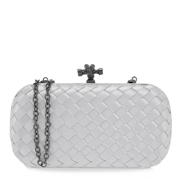 4Queens Τσαντάκι Clutch Ασημί