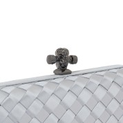 4Queens Τσαντάκι Clutch Ασημί