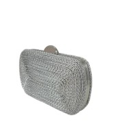 4Queens Τσαντάκι Clutch Ασημί