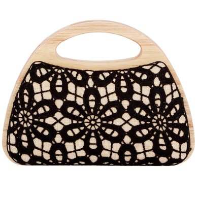 4Queens Τσαντάκι Clutch Μαύρο