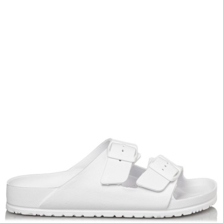 Envie Shoes Σαγιονάρες με Δύο Τοκάδες Άσπρο V96-15102-23