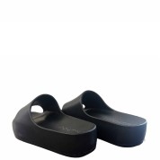 Envie Shoes Γυναικείες Ανατομικές Σαγιονάρες Φάσα Μαύρες V96-19088-34